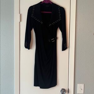 Chico's Black Studded Dress